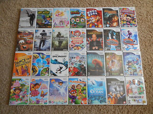 Nintendo Wii Games! You Choose from Huge List! $7.95 Each! Buy 3 Get 4th 50% Off