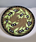 Laurie Gates Ware Dark Green Coupe OLIVE Pasta Bowl 9 3/4