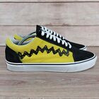 Vans X Peanuts Old Skool Skate Shoes Men's Size 11 Charlie Brown Good Grief Lace