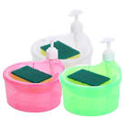 Soap Dispenser And Scrubber Holder Multifunctional Dishwashing Container New