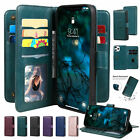 For iPhone 15 14 13 11 12 Pro Max XS  XR XS Leather Card Wallet Flip Case Cover