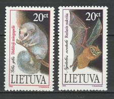 Lithuania 1994 Fauna Animals Bats 2 MNH stamps