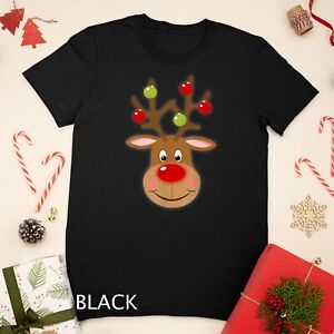 RUDOLPH Red Nose Reindeer T-Shirt Santa Christmas T-Shirt Unisex T-shirt