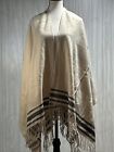 Divided By H&M Cape Shawl Poncho With Fringe