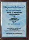 2024 Topps Tribute JOEY VOTTO Tribute to The Threads Autograph Relic Redemption