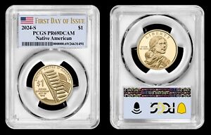 2024 S Native American Dollar Proof PCGS PR-69 First Day of Issue $1 DCAM