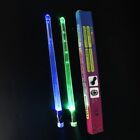 LED Light Emitting Drumsticks 15 Colour Gradient Rechargeable USB Drumstick