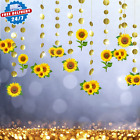12 Pcs Sunflower Garlands Kids Birthday Party Decorations Sun Flower Streamer