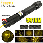 591nm  Yellow Golden Laser Pointer & Battery (Wicked Lasers Style)
