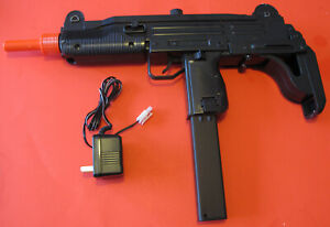 UZI Auto Electric Airsoft Gun MAC 10, 11 Style SMG Shoot 6mm Plastic BB