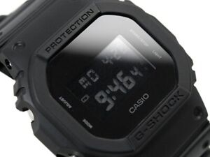 CASIO G-Shock DW5600BB-1A All Matt Black Monotone Reverse LCD Very Limited !
