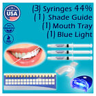 Teeth Whitening Gel 44% Syringes Tooth Bleaching Kit - with FREE GEL FOR LIFE!