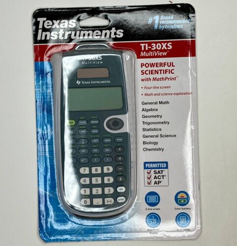 Texas Instruments TI-30XS MultiView Scientific Calculator - Blue NEW SEALED