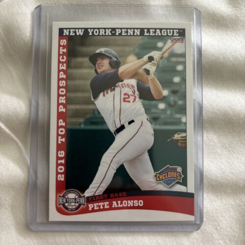 2016 New York-Penn League Top Prospects Choice #7 Pete Alonso Tampa Florida Card