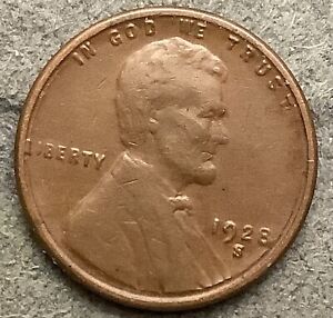 1928-S  * Lincoln Wheat Cent - Better / Higher Grade ~ X894
