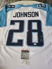 Chris Johnson Autographed/Signed Jersey COA Tennessee Titans