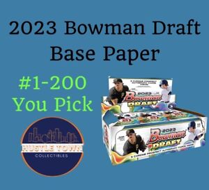 2023 Bowman Draft BASE #BD1-200: You Pick- Complete Your Set