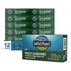 Wild Planet Wild Sardines in Extra Virgin Olive Oil Smoked, 4.4. Oz (Pack of 12)
