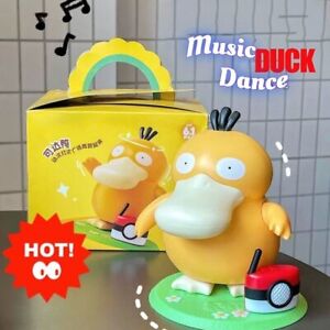 2023 KFC Dancing Psyduck toy Duck square dance music box Action Figure Gift US