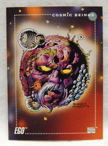 MARVEL COSMIC BEINGS TRADING CARD #154 EGO (C)