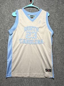 Jordan North Carolina Jersey Youth XL Gray & Blue #23 Michael Jordan Tar Heels