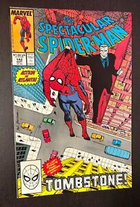 SPECTACULAR SPIDER-MAN #142 (Marvel Comics 1988) -- Tombstone Cover -- NM-
