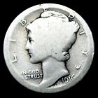 1916-D  Mercury Dime Silver ---- Nice Key Date Coin ---- #KK778