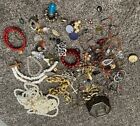 HUGE Lot of Jewelry Making Craft Supplies Beads Vintage Findings Over 2lbs