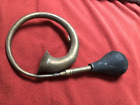 Antique Circular Brass Bulb Car Horn With Mount- Model T