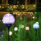 Solar Garden Yard LED Light Outdoor Globe Ball  Stake Lamp Outdoor Pathway Decor