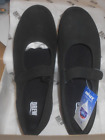 NIB Womens Drew Bloom II 14353-15 Black Nubuck Leather Mary Jane Shoes Size 12WW