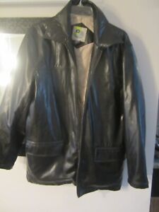Vintage Whispering Smith Men’s Motorcycle Leather Lined Full Zip Jacket  SMALL+