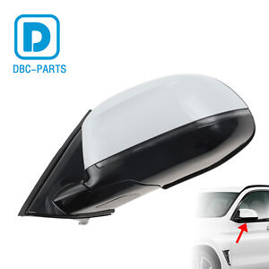 Driver Side Mirror White Fits for BMW X3 2018 2019 2020 2021 2022 2023