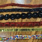 Vintage Sequin & Seed Bead Trim Lot for Clothing Crafting Etc