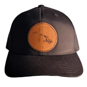 Hawaii Choose Life Leather Patch Hat Pro-Life Hat Black