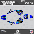 Graphics Kit for Yamaha PW80 (1990-2023) PW-80 PW 80 Warrior Series - Blue