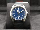 2020 Tudor Black Bay 41 Automatic Blue Dial Stainless NATO Watch 79540 B+P