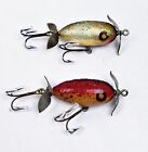 Paw Paw Uncatalogued Spinning Sunfish Lure MI C 1940s Economy Red & Silver Flash