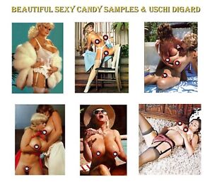Set 6 Poster 8x11-Beautiful Naked CANDY SAMPLES & USCHI DIGARD (nude girl) #1005