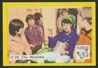 1966 THE MONKEES VLINDER MATCH BOX LABEL FILM, TV, AND MOVIE STARS CARD #C38 NM+