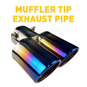 Car Auto Blue Rear Exhaust Pipe Tail Tip Muffler Throat Tailpipe Auto Parts NEW (For: 2009 Mazda 6)