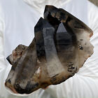 2.4LB Natural Beautiful Black Quartz Crystal Cluster Mineral Specimen Rare