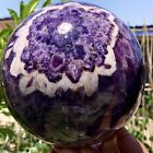 11.88LB Natural beautiful Dream Amethyst Quartz Crystal Sphere Ball Healing