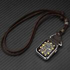 Fashion Leather Strap for Apple Watch Necklace Ultra Band 49mm 44mm 40mm Pendant