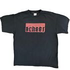 Vintage RARE 90's Promo SCHEER Black T-shirt 4AD Lush Mojave Single Stitch XL