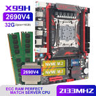 X99 X99H629 Motherboard DDR4 Desktop Computer 4-channel NGFF NVME E5-2690V4CPU