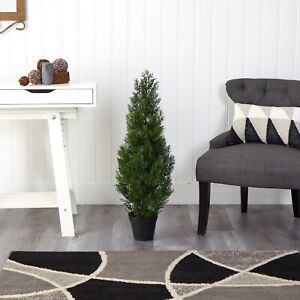 3’ Cedar Topiary Artificial Tree UV (Indoor/Outdoor) Home Decor. Retail $89