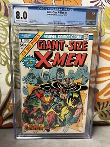Giant-Size X-Men #1 New Team 1st App 2nd App Wolverine Marvel 1975 CGC Grade 8.0