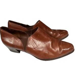 Cole Haan Granny Shoes Women Size 8.5 B Leather Retro Chic Classic Comfort Heels