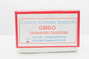 GM&O TRANSFER CABOOSE NO 2973  -- CROWN CUSTOM IMPORTS(BRASS)HO SCALE MODEL